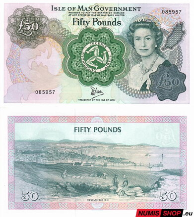 Isle of Man - 50 pounds - 1983 - UNC