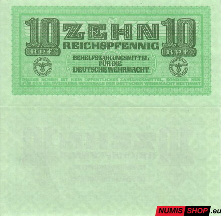 Nemecko - 10 Reichspfennig (Wehrmacht 1942) - UNC