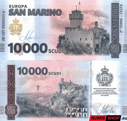 San Maríno - 10 000 scudi - 2025 - UNC