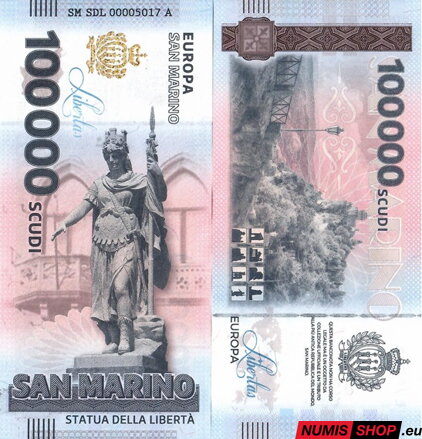 San Maríno - 100 000 scudi - 2025 - UNC