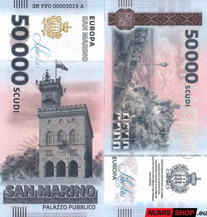 San Maríno - 50 000 scudi - 2025 - UNC