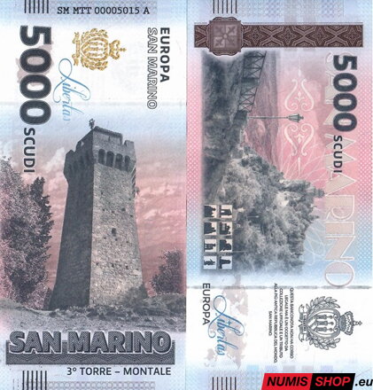 San Maríno - 5000 scudi - 2025 - UNC