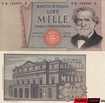 Taliansko - 1000 lír - 1973 - UNC