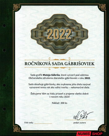 Gábriš - ročníkový album 2022 - 14 bankoviek