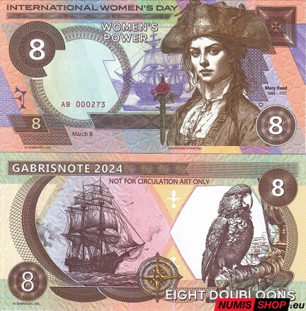 Gábriš - 8 doubloons - International Women´s Day