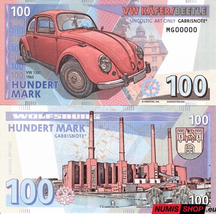 Gábriš - 100 mark - VW Beetle - anulát