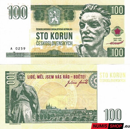 Gábriš - 100 korún - Július Fučík