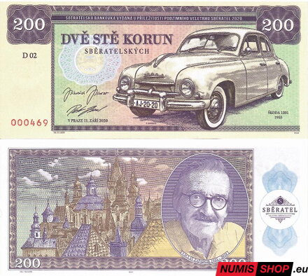 Gábriš - 100 korun - Škoda 1201