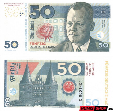 Gábriš - 50 deutsche mark - Willy Brandt