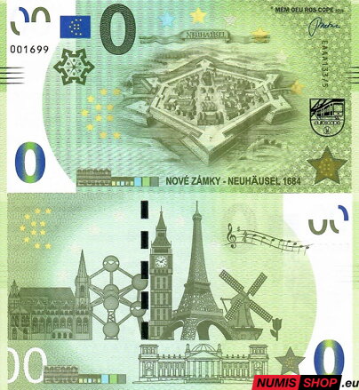 Slovensko - Memo euro - Pevnosť Nové Zámky