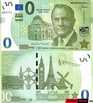 Slovensko - Memo euro - Michal Bosák