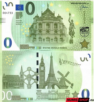 Slovensko - Memo euro - Štátne divadlo Košice