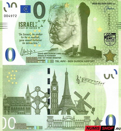 Izrael - Memo euro - Tel Aviv - Ben Gurion Airport