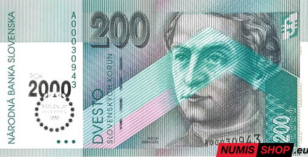 200 Sk - 1995 - Bimilénium - UNC