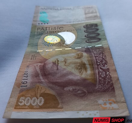 Slovensko - 5000 Sk - 1999 - séria H - VF
