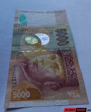 Slovensko - 5000 Sk - 1999 - séria H - XF