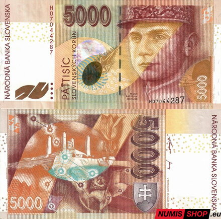 Slovensko - 5000 Sk - 1999 - séria H - XF
