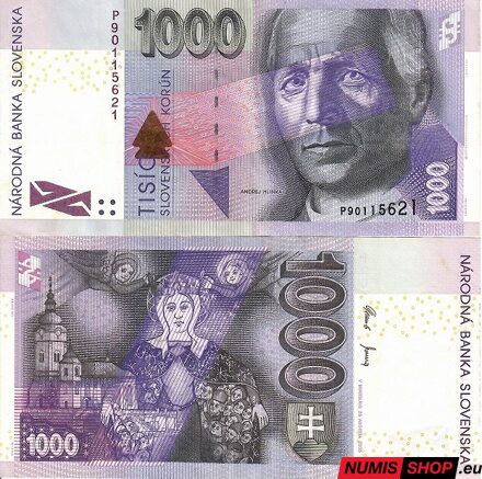 1000 Sk - 2005 - P - stav VF