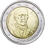 San Maríno 2 euro 2004 - Bartolomeo Borghesi