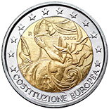 Taliansko 2 euro 2005 - Výročie podpísania Európskej ústavy - UNC