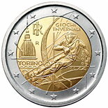 Taliansko 2 euro 2006 - XX. zimné olympijské hry Turín - UNC