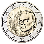 Luxembursko 2 euro 2007 - Veľkovojvodský palác - UNC