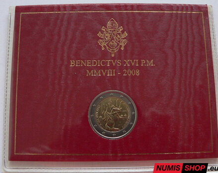 Vatikán 2 euro 2008 - rok svätého Pavla – 2000. výročie jeho narodenia