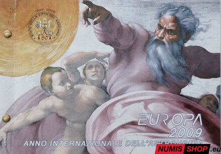 Vatikán 2 euro 2009 - Medzinárodný rok astronómie - numisbrief