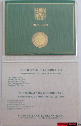 Vatikán 2 euro 2010 - Rok kňazov