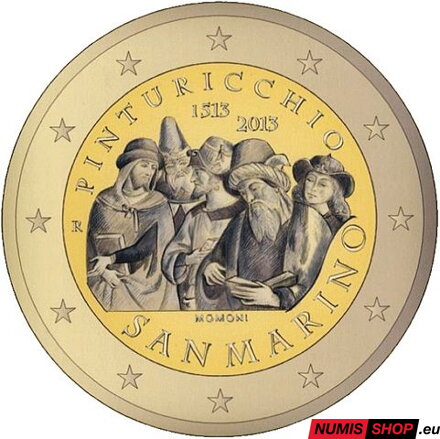 San Maríno 2 euro 2013 - Pinturicchio - UNC