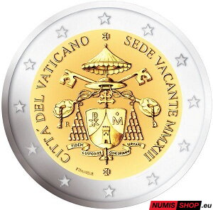 Vatikán 2 euro 2013 - Sede Vacante Vatikán 2 euro 2013 - Sede Vacante