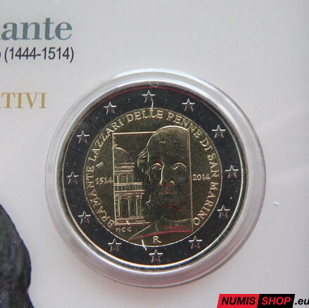 San Maríno 2 euro 2014 - Bramante - UNC