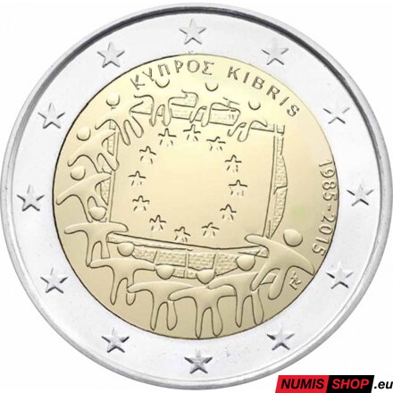 Cyprus 2 euro 2015 - 30 rokov vlajky EÚ - UNC