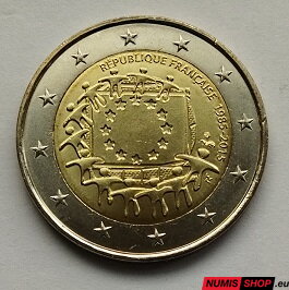 Francúzsko 2 euro 2015 - 30 rokov vlajky EÚ - UNC 