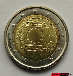 Taliansko 2 euro 2015 - 30 rokov vlajky EÚ - UNC