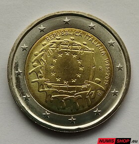 Taliansko 2 euro 2015 - 30 rokov vlajky EÚ - UNC