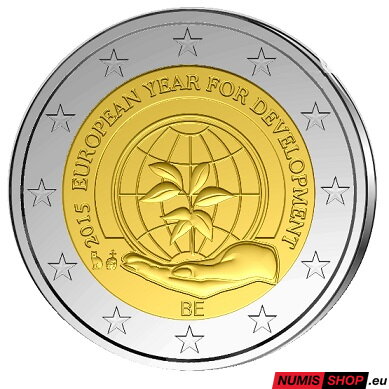 Belgicko 2 euro 2015 - Rok rozvoja - UNC