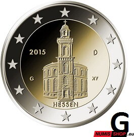 Nemecko 2 euro 2015 - Hessensko - G - UNC