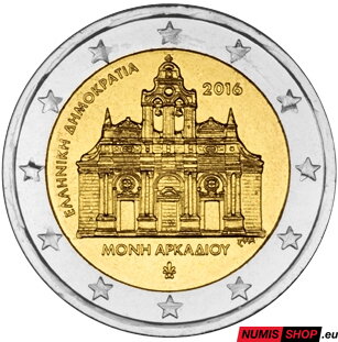 Grécko 2 euro 2016 - Arkadi - UNC