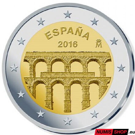 Španielsko 2 euro 2016 - Segovia - UNC