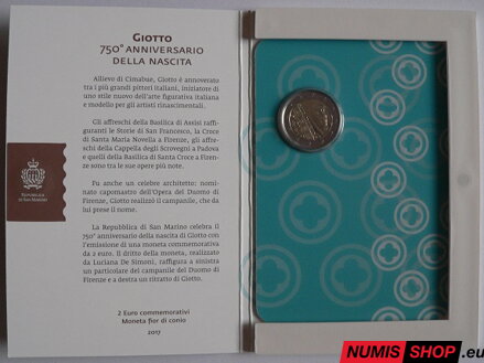 San Maríno 2 euro 2017 - Gioto - UNC