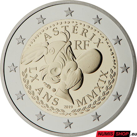Francúzsko 2 euro 2019 - Asterix - UNC