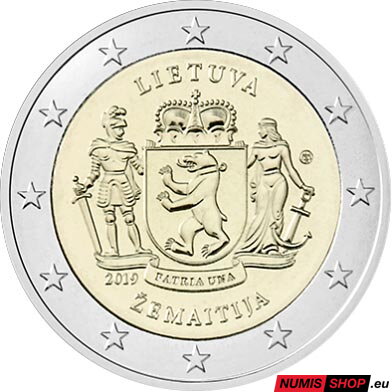 Litva 2 euro 2019 - Samogitia - UNC