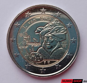 Belgicko 2 euro 2020 - Jan van Eyck - UNC