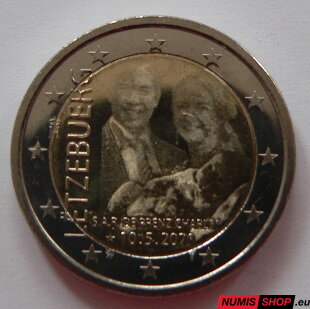 Luxembursko 2 euro 2020 - Princ Charles - hologram - UNC