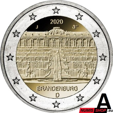 Nemecko 2 euro 2020 - Brandenburg - A - UNC