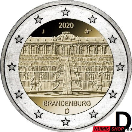 Nemecko 2 euro 2020 - Brandenburg - D - UNC