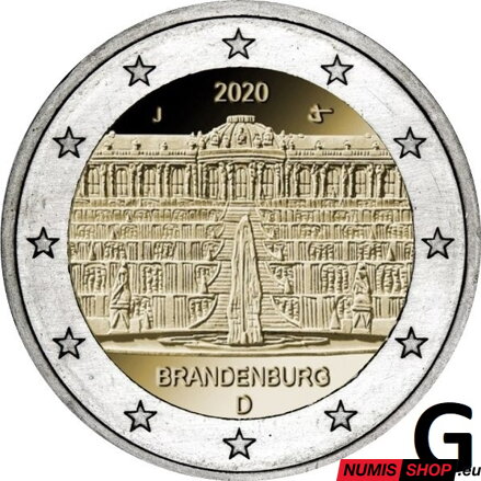 Nemecko 2 euro 2020 - Brandenburg - G - UNC