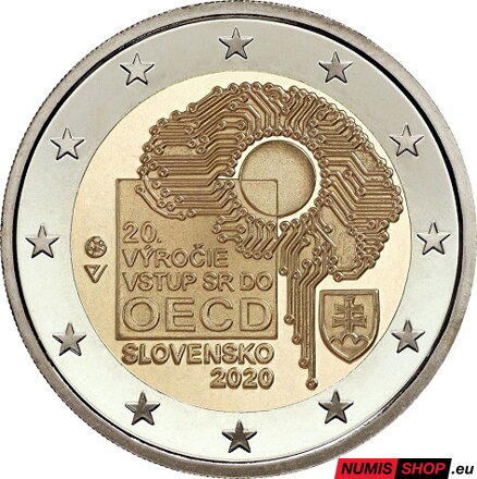 Slovensko 2 euro 2020 - OECD - UNC