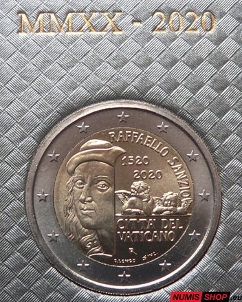 Vatikán 2 euro 2020 - Raffaello